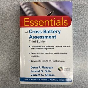 Essentials of cross battery assessment 3rd Ed Flanagan, Ortiz, Alfonso